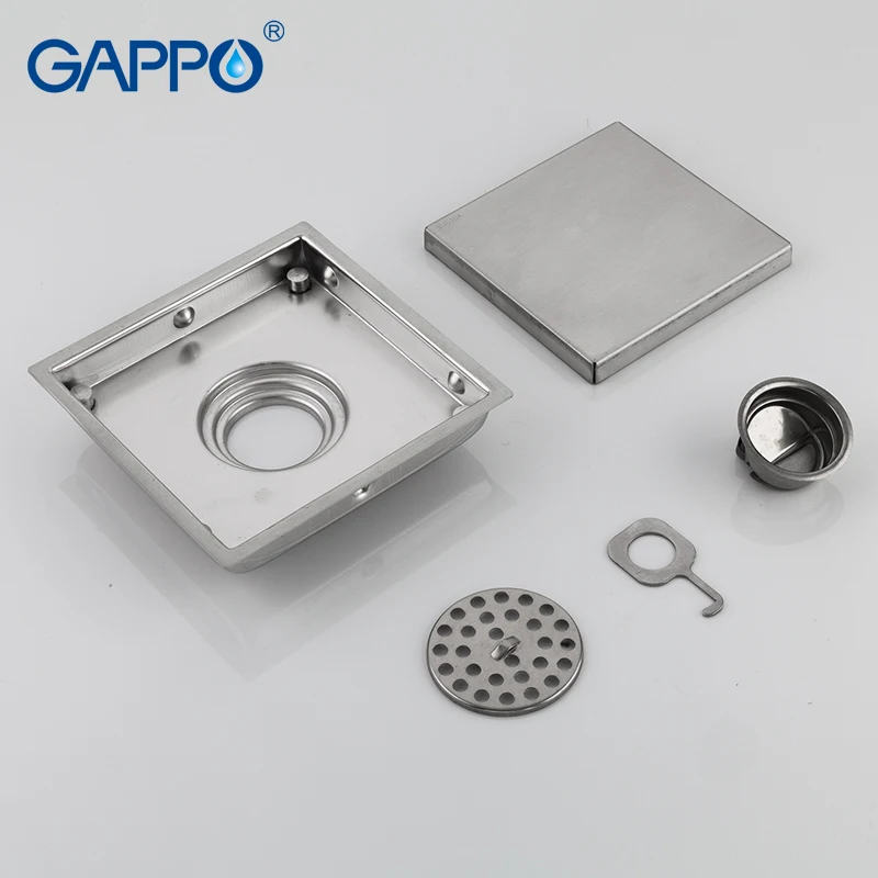 

GAPPO Drains Anti-odor Bathroom shower Floor Drainer bath drainers stopper Bathtub Shower Drainers Strainers