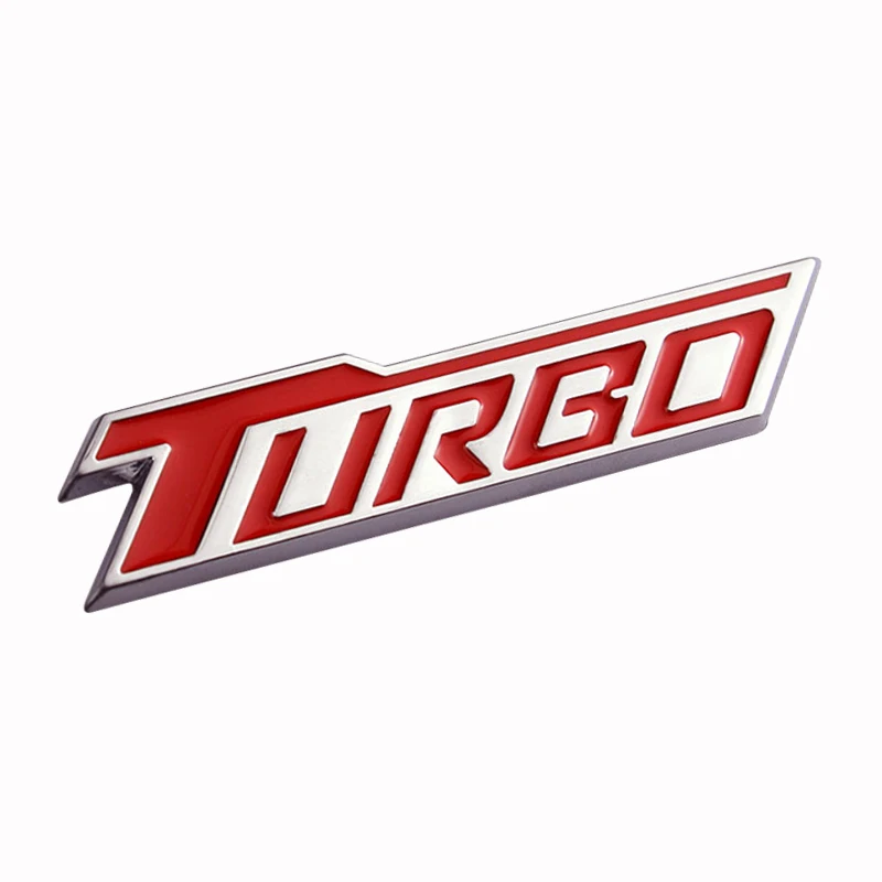 10X Turbo Металл 3D стерео автомобиля наклейки стикер изменение автомобилей Хвост