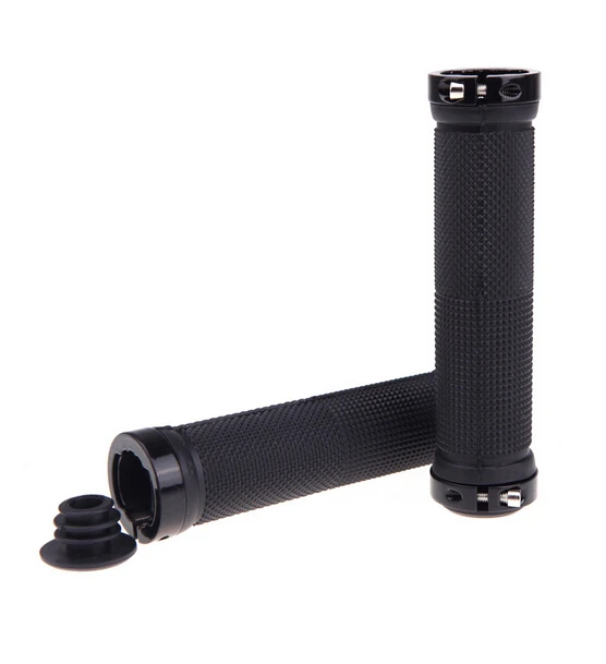 1 пара велосипедных рулевых наконечников Запираемые резиновые горные велосипеды