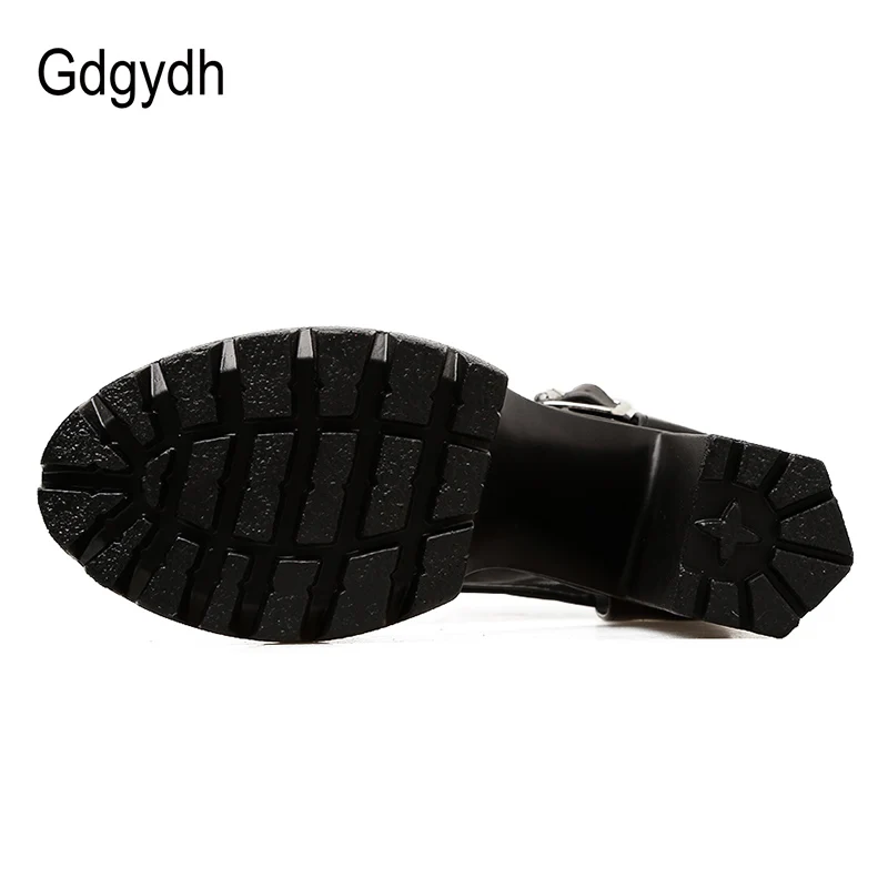 Gdgydh/женские босоножки на платформе с закрытой пяткой; Новинка года; женская обувь на высоком каблуке; черные летние Вечерние туфли на молнии с открытым носком; женская обувь из сетчатого материала