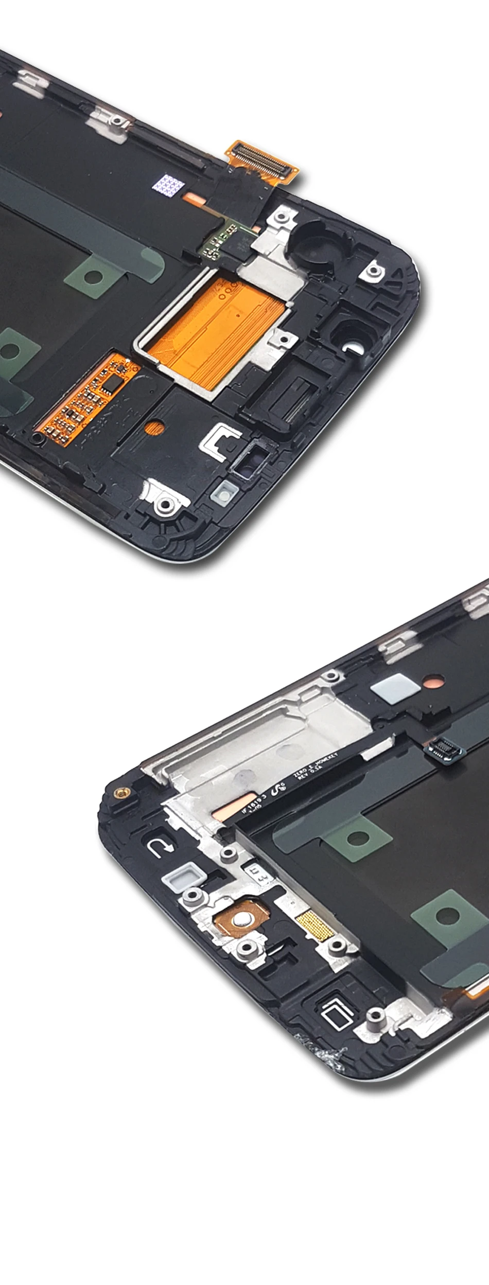 Для samsung Galaxy S6 Edge ЖК-дисплей кодирующий преобразователь сенсорного экрана в сборе G925 G925F SM-G925F с рамкой Замена Ремонт