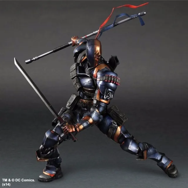 Игра искусство 27 см DC персонаж Deathstroke фигурку модель игрушки|Игровые фигурки и