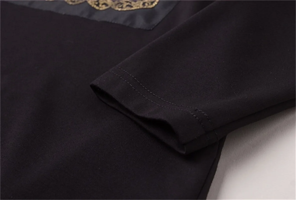 Мисс ведут себя Новинка 2017 Большие размеры женская одежда в осень с длинными