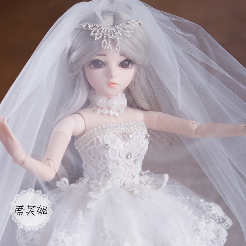 BJD 60 см кукла игрушки высокое качество китайская Кукла 18 шарнир Модная девушка