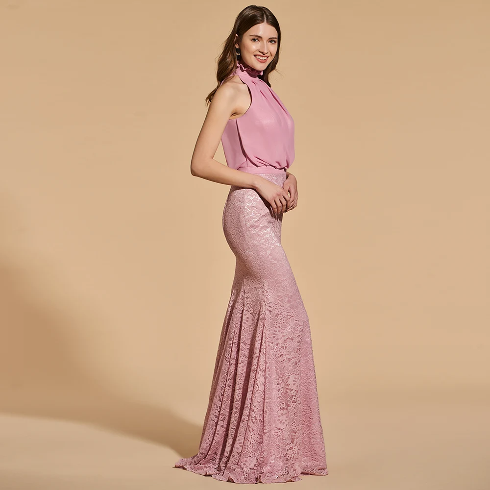 Платье длинное на молнии с высоким воротом|prom dresses custom|trumpet prom dressesprom |