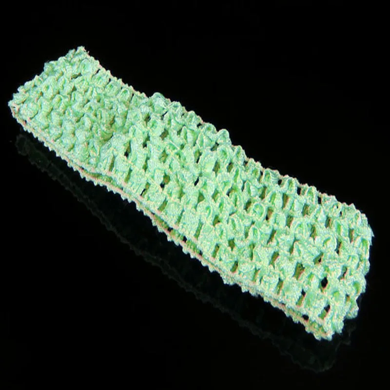 Детская эластичная повязка на голову 6 шт. 1 5 дюйма вязаные крючком ленты для