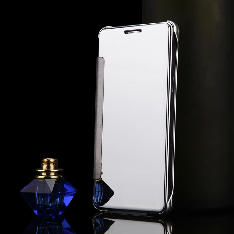 Зеркальный чехол-книжка с гальваническим покрытием для Samsung Galaxy A5 A500 A5000 A500F |