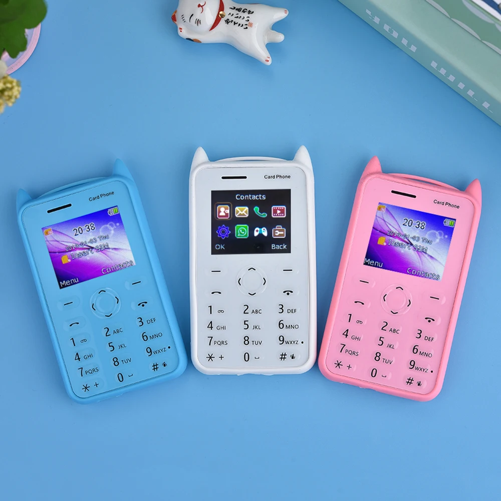 AEKU A5 C6 большой дисплей 1 77 мультфильм ребенок карты мобильный телефон Bluetooth Whatsapp