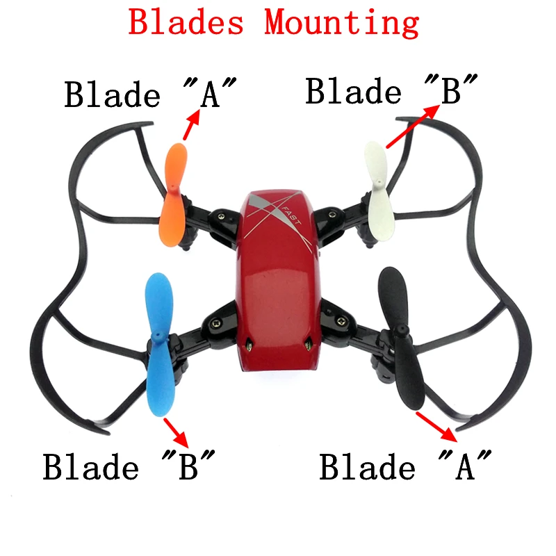 Лопасти двигателя совместимые с S9 S9W S9HW мини складной RC беспилотник Quadcopter