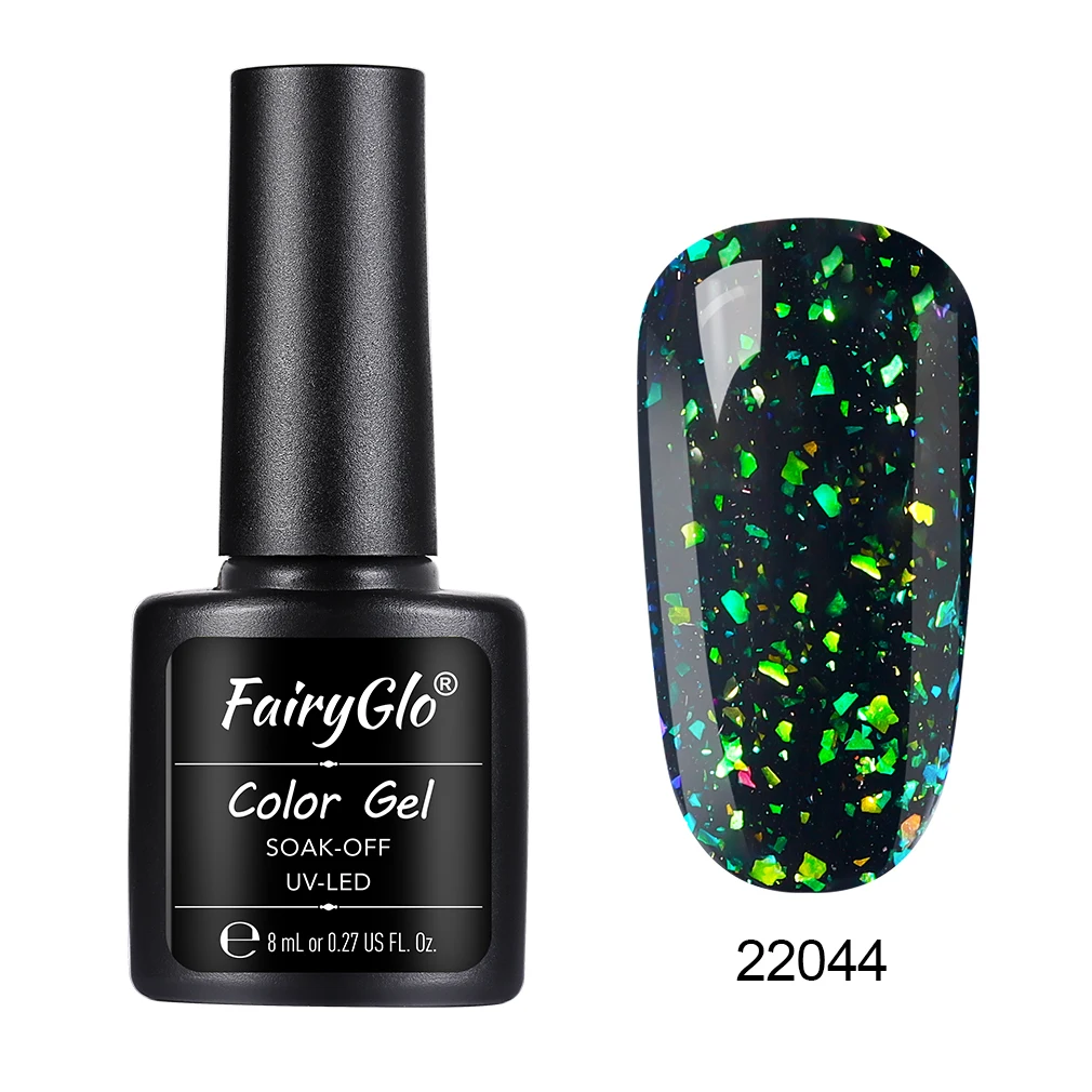 22044 FairyGlo 8 мл Хамелеон звёздный Гель-лак для ногтей блеск замочить от УФ-гель лак Vernis Полупостоянный маникюр лак для ногтей - Цвет: 22044