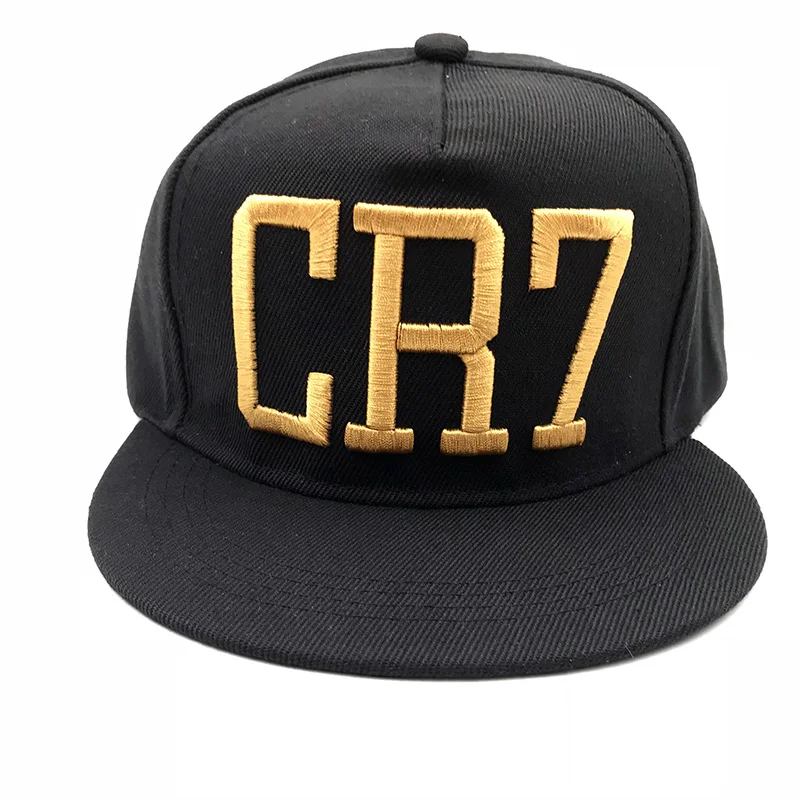 Новейший стиль Криштиано Роналду CR7 3D вышивка бейсболки хип-хоп кепки Snapback футбольные головные уборы для мужчин и женщин высокое качество