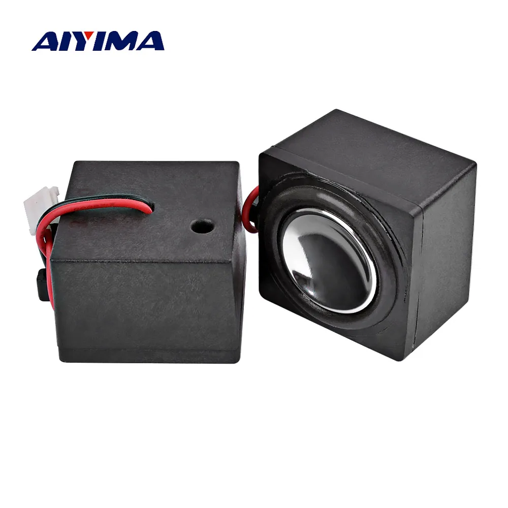 AIYIMA 2 шт. мини аудио портативный полный диапазон динамик s 8Ohm Вт громкий