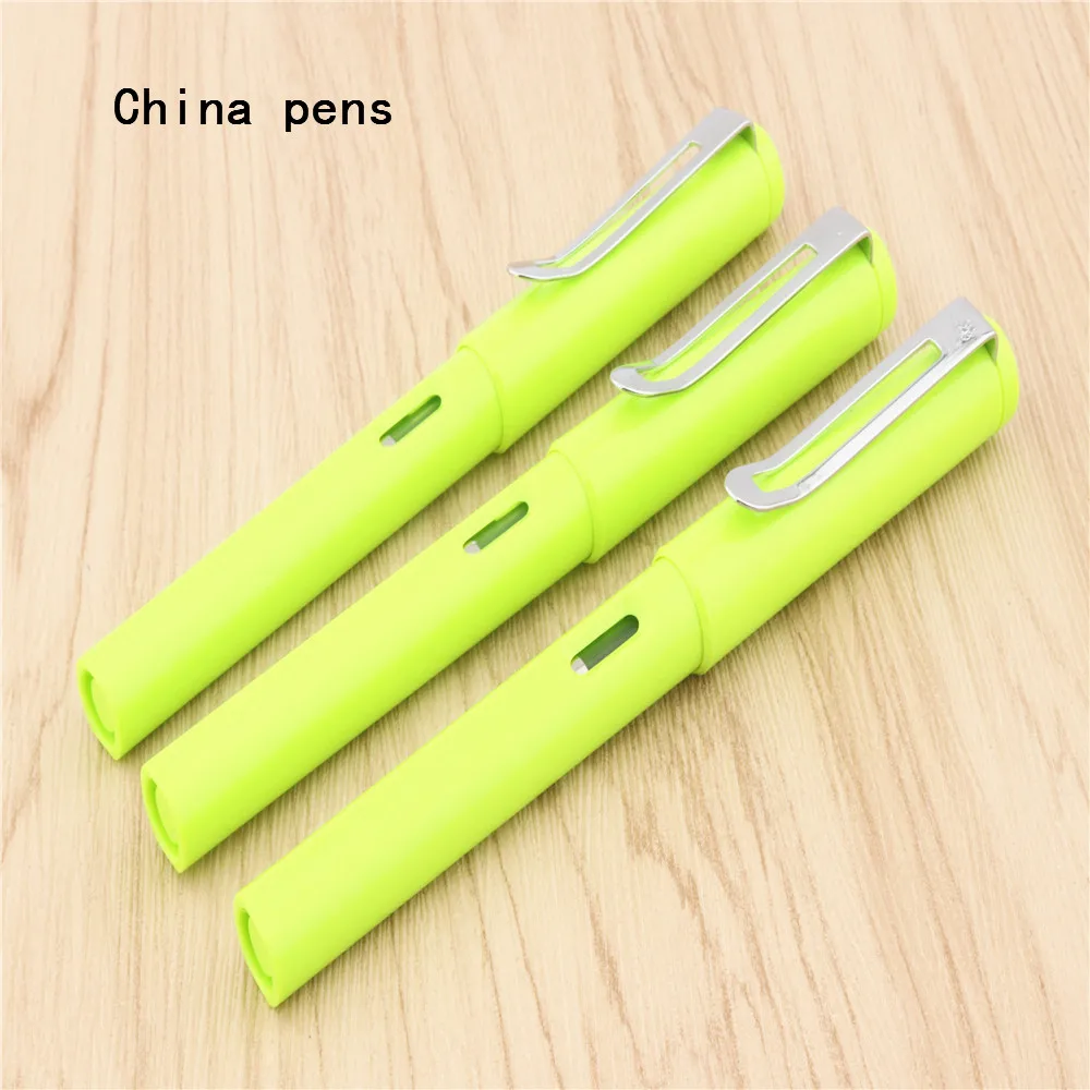Jinhao 871 флуоресцентная зеленая английская каллиграфическая ручка Duckbill