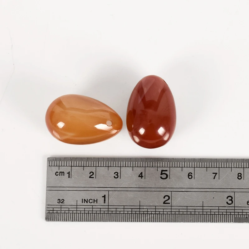 Яйце с натуральным нефритовым камнем для массажа Яйцы Нефритовое яйцо