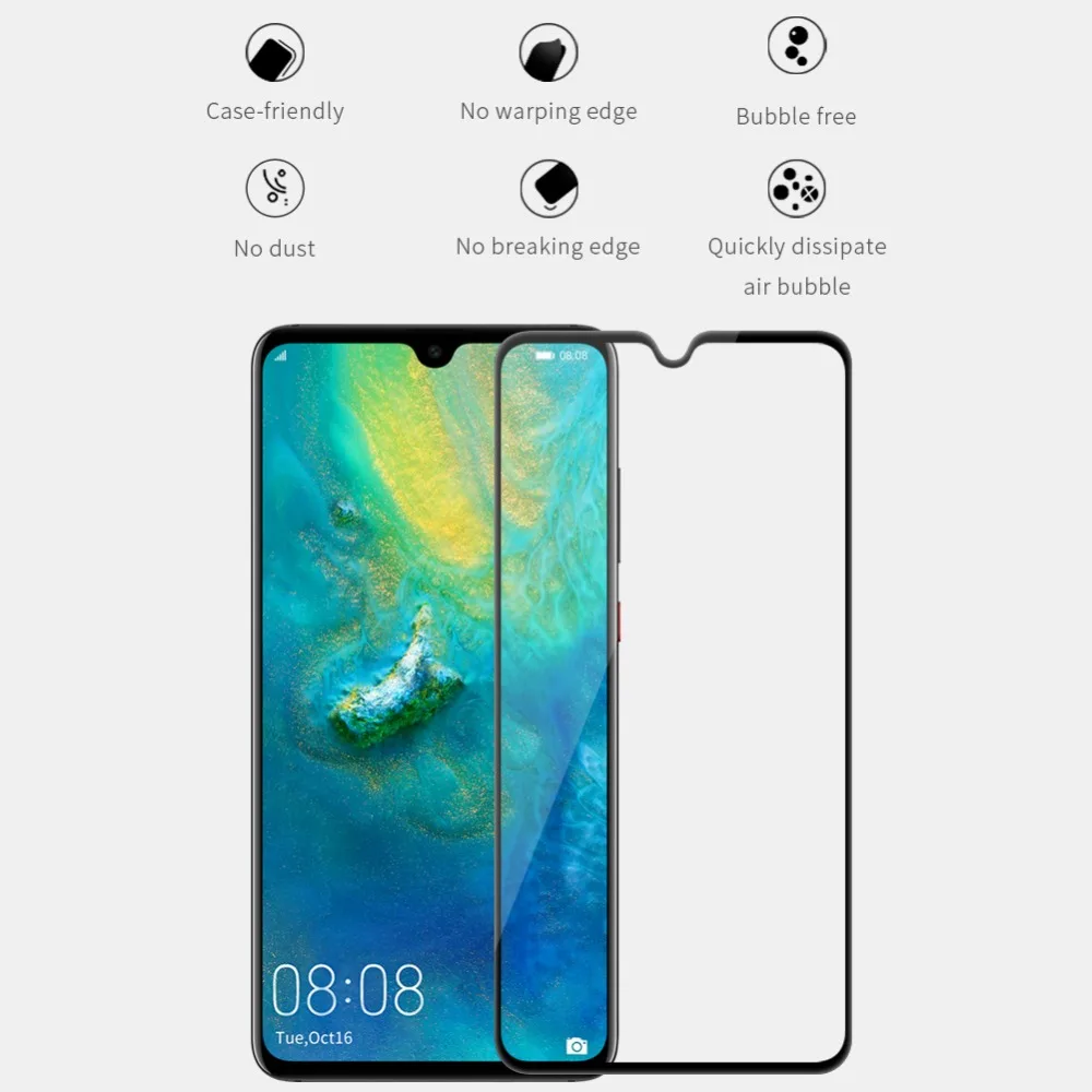Huawei mate 20 стекло Nillkin XD CP+ Max полное покрытие 3D mate 20 закаленное стекло Защита экрана для huawei mate 20 стекло Nilkin