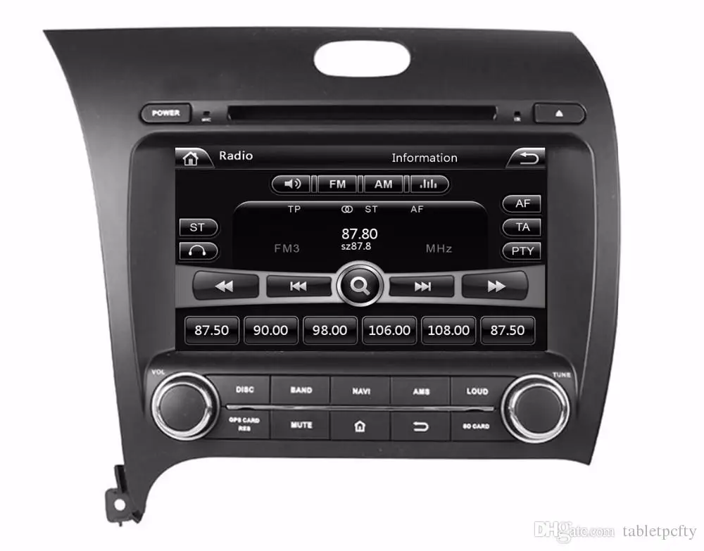 Автомобильный DVD плеер 8 &quotс GPS(opt.) USB/SD AUX BT/TV аудио Радио стерео головное