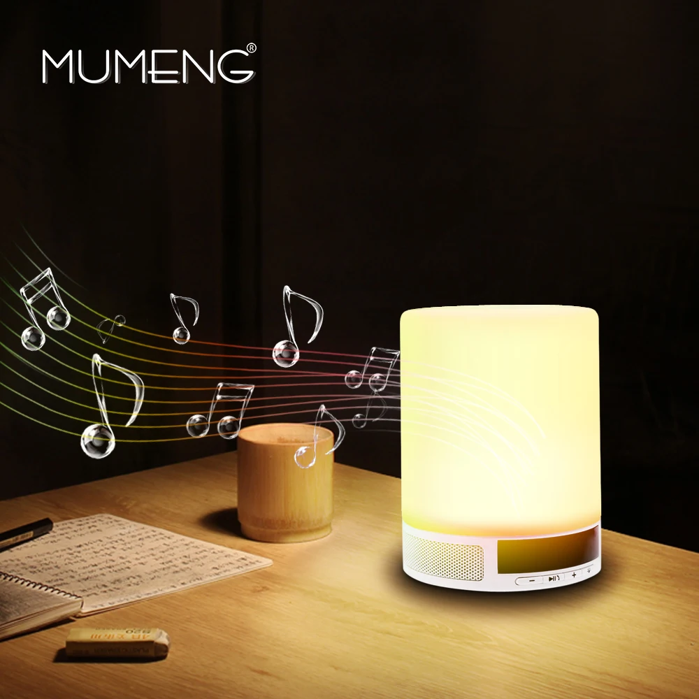 Mumeng Bluetooth динамик настольная лампа Беспроводная музыкальная 3 Вт 12 В прикроватный
