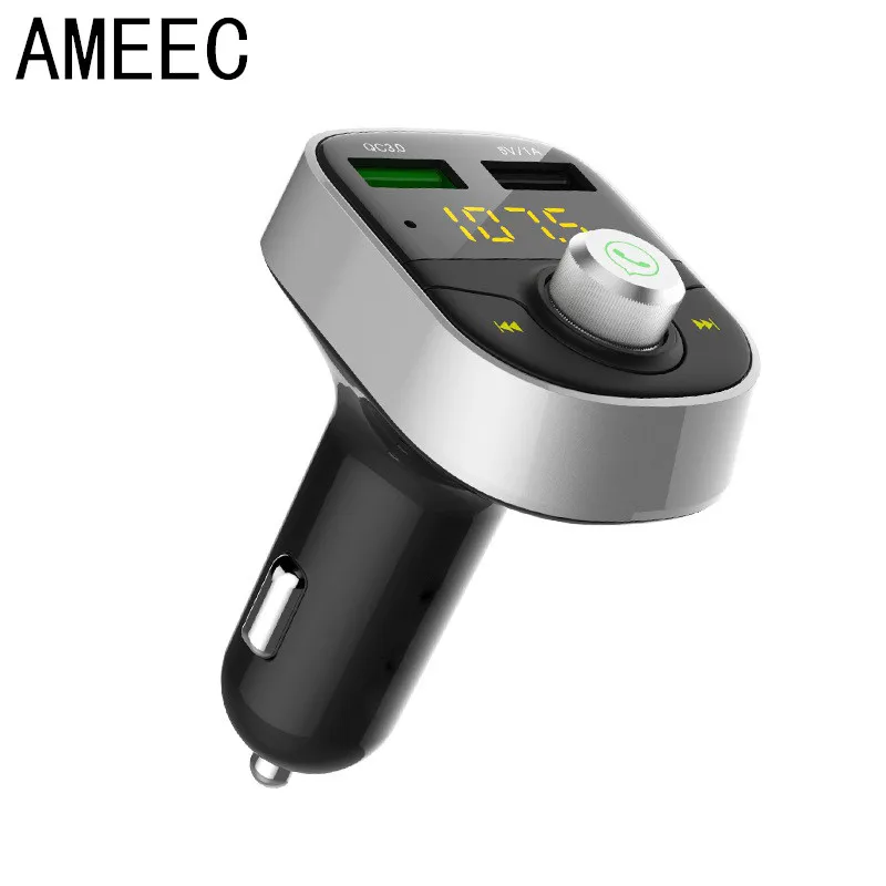 Evewher QC3.0 Handsfree Bluetooth автомобильное зарядное устройство быстрое для мобильного