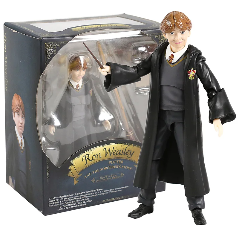 The Philosopher's Stone Ron Weasley Hermione Granger PVC Action Figure Collectible Model Toy - Цвет: Ron box