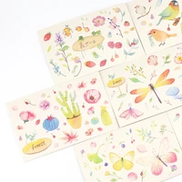 5 28cm 54pcs mini card live in the forest theme multi use as scrapbooking craft paper diy decoration gift card message card
