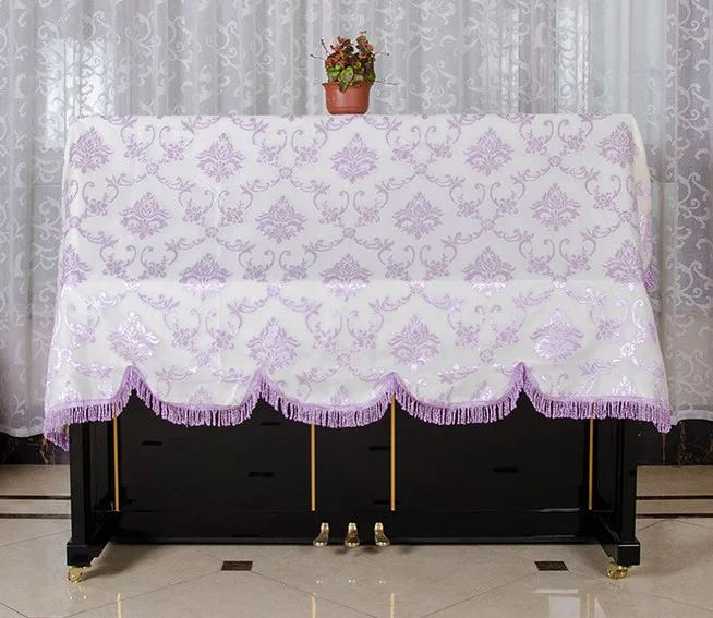 1PC Newest Piano Cover Purple Lace Dustproof High Grade KQ 019 | Дом и сад