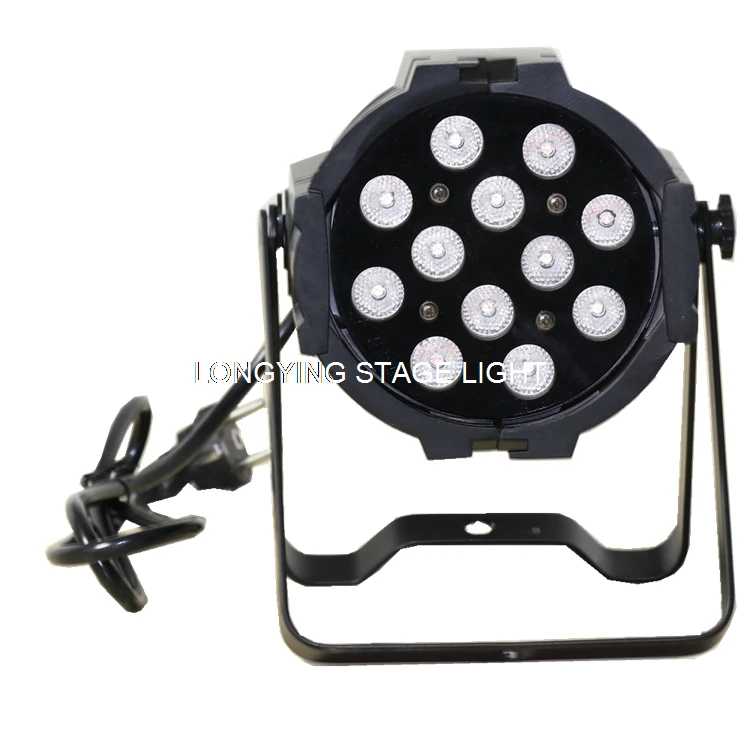Бесплатная доставка 12 шт./лот хорошее качество 12x3 Вт Led Par Light RGB 3в1 шайба для