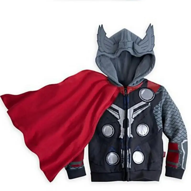 Picture color В году, Новые мстители детские толстовки с Железным человеком Толстовка для мальчика Человек-паук пальто Дети с длинным рукавом верхняя одежда мальчиков мультфильм куртка От 2 до 7 лет - Цвет: Picture color