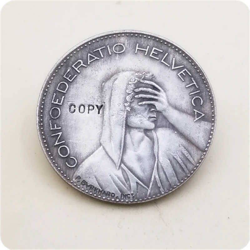 Монета из никеля Hobo 1950B и 1965B Швейцария 5 франков копия монет памятные монеты