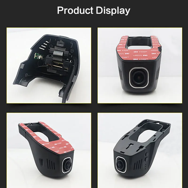 Мини-видеорегистратор Jiluxing 1080P с Wi-Fi две камеры Автомобильный регистратор