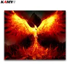 Алмазная вышивка Phoenix Fantasy 5D, алмазная вышивка крестом, солнце, Бог, круглая Алмазная мозаика, мультяшная птица 03