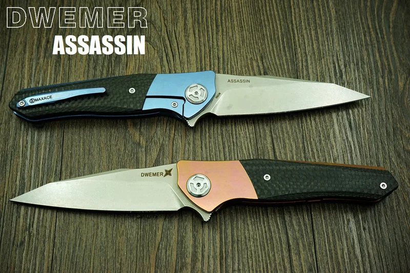 Maxace Dwemer ASSASSIN Складной Нож EDC карманный нож M390 лезвие точки падения