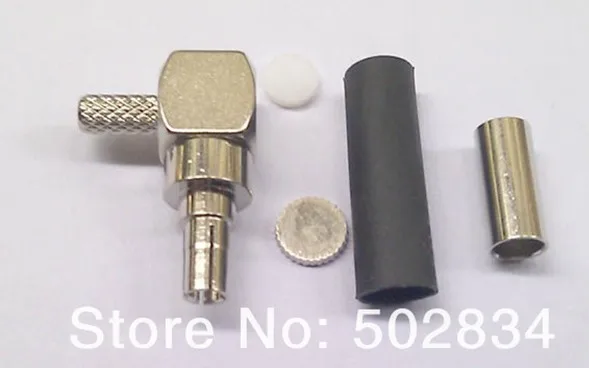 20 шт./лот CRC9 штекер 90 градусов угловой разъем адаптер преобразователь для HUAWEI 3G USB