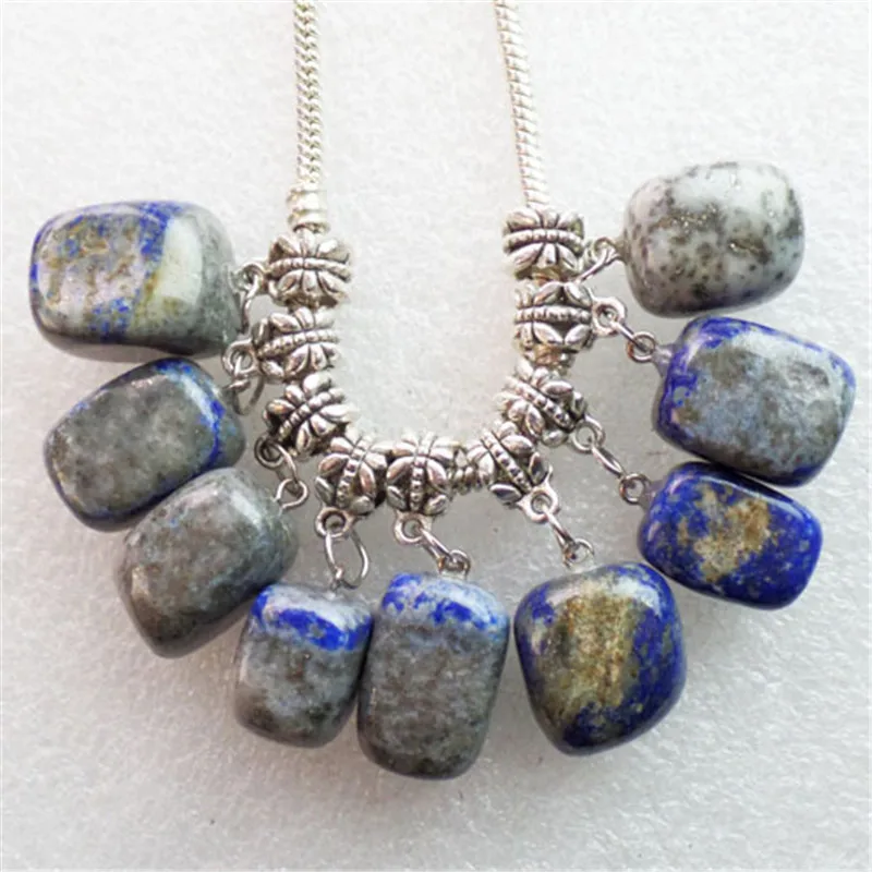 20 шт. натуральный кулон Jaspers подходит для европейского браслета F1136|necklace necklace|pendant
