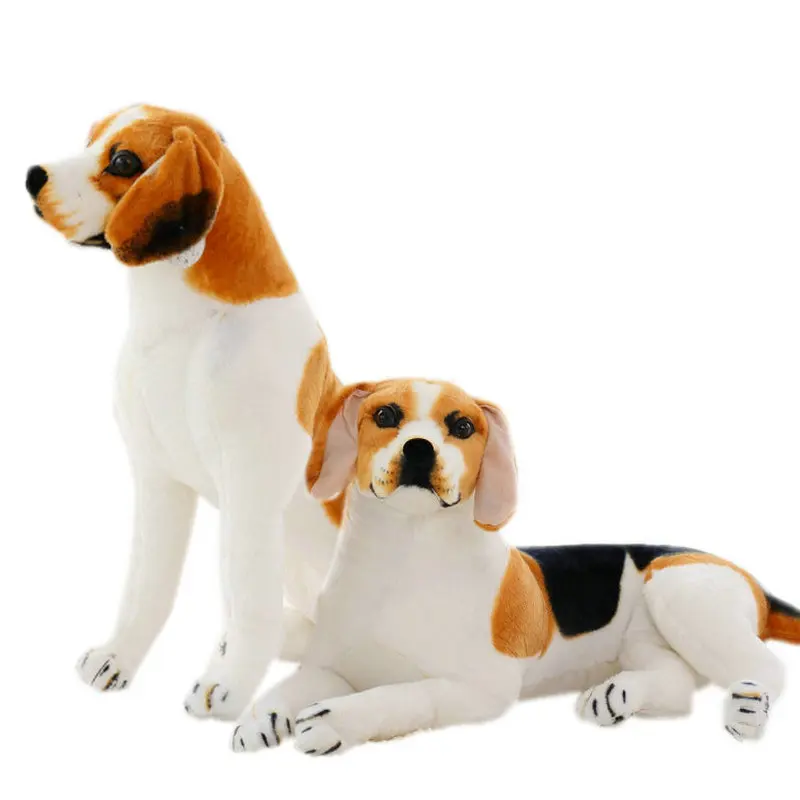 Giant Big size Beagle Dog Toy Realistic Stuffed Animals Dog Plush Toys Gift For Children Home Decor Pet Store Promotion Mascot