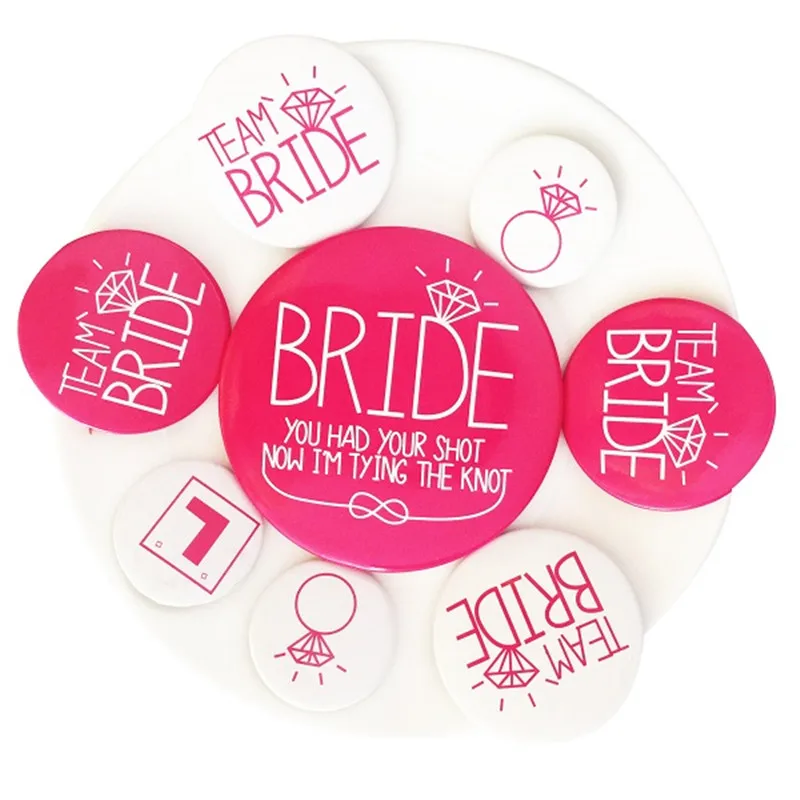 С надписью &quotBride to Be&quot створки девичник с нашивками на вечеринке вечерние