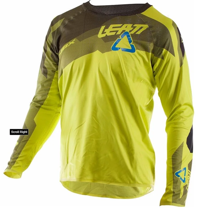 Новинка 2018 синяя футболка Cycing длинный рукав для мужчин мотокросса Джерси гонок DH