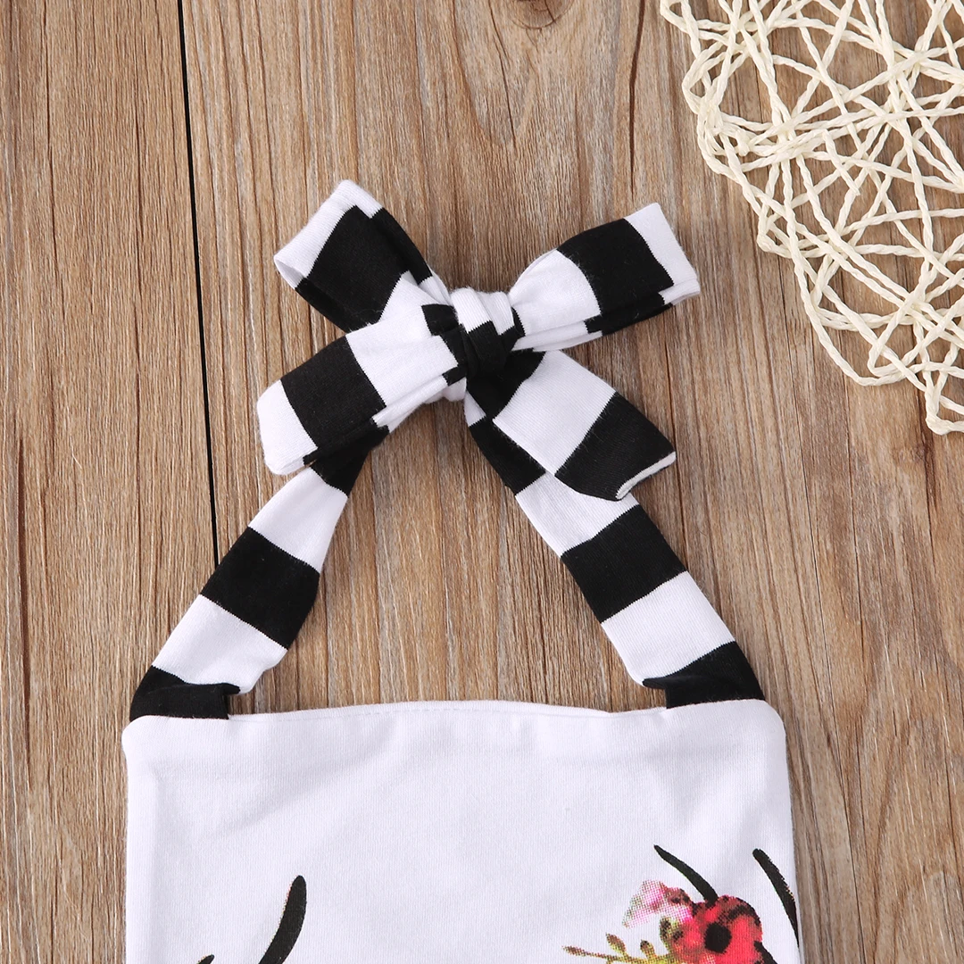 Спортивный комбинезон для новорожденных девочек хлопковая одежда без рукавов с