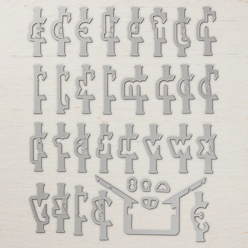 Большие размеры до Layering A-Z алфавитов металлические режущие штампы для DIY бумажные карточки для скрапбукинга декоративные поделки Новинка 6,5 см высота