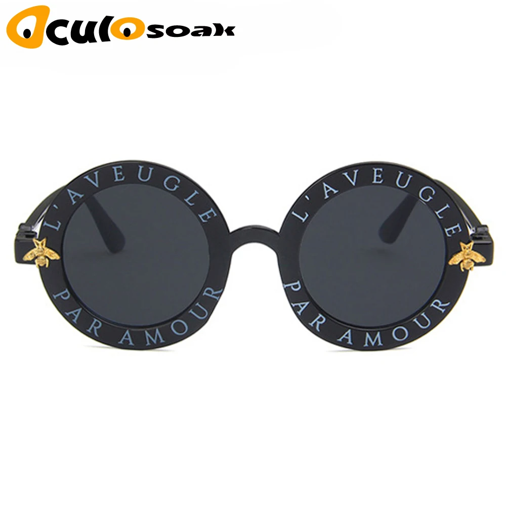 Популярные детские солнцезащитные очки в стиле стимпанк с Пчелой роскошные