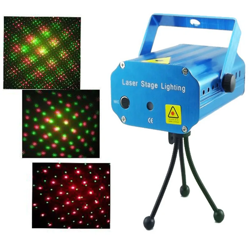 Мини лазерный проектор светильник par DJ сценический ing AC110 240V для Вечерние