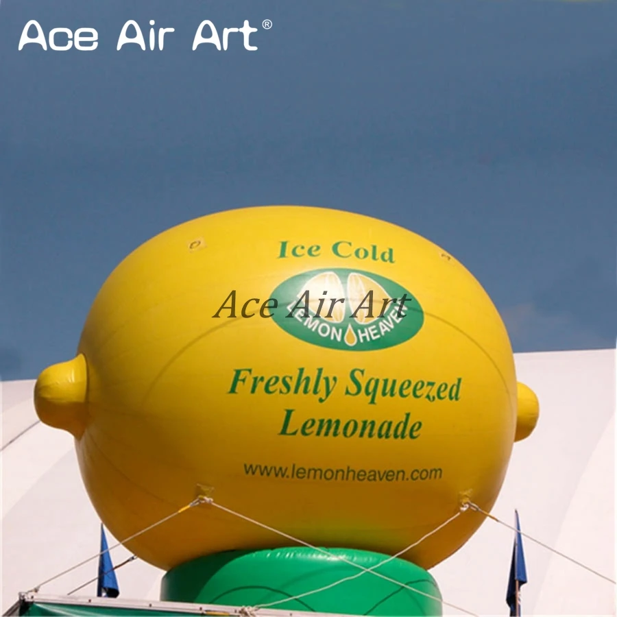 

outdoor giant Advertising Inflatable Prop lemon inflatables with air blower for event