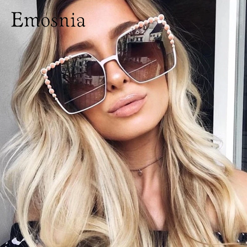 Очки солнцезащитные Emosnia женские квадратные пикантные модные зеркальные