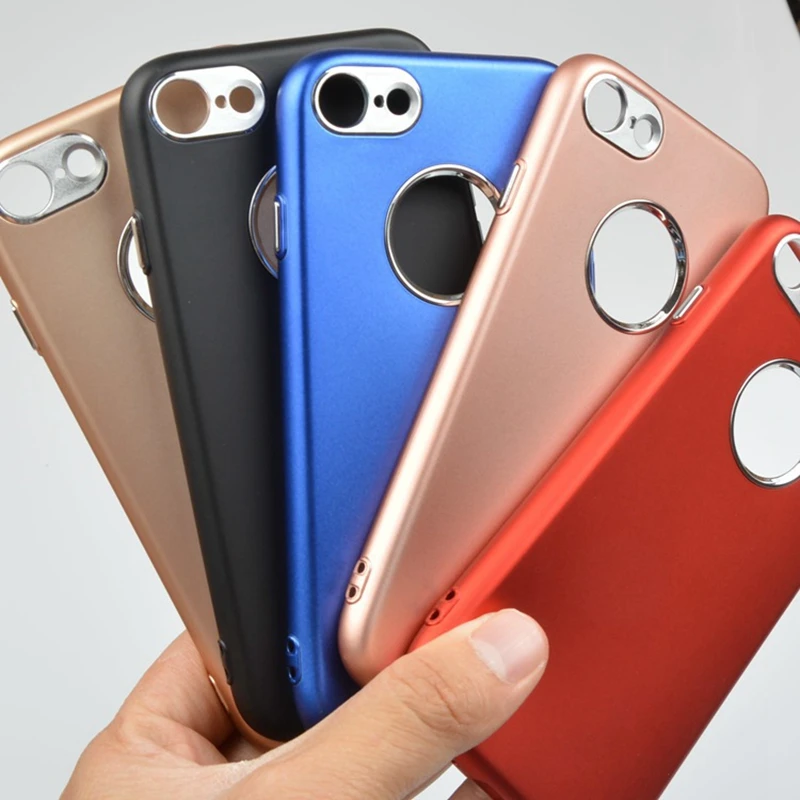 Роскошный чехол для iphone X 6 S 7 8 Plus Caes защитный золотой модный с металлическим