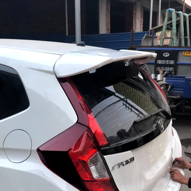 Для Honda GK5 FIT JAZZ RS задний спойлер 2014 2018 высокое качество абс материал заднее крыло