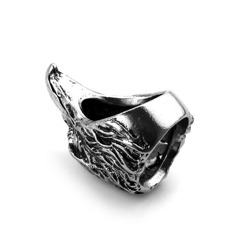 Мужское Винтажное кольцо в стиле панк с головой орла классное готический шик