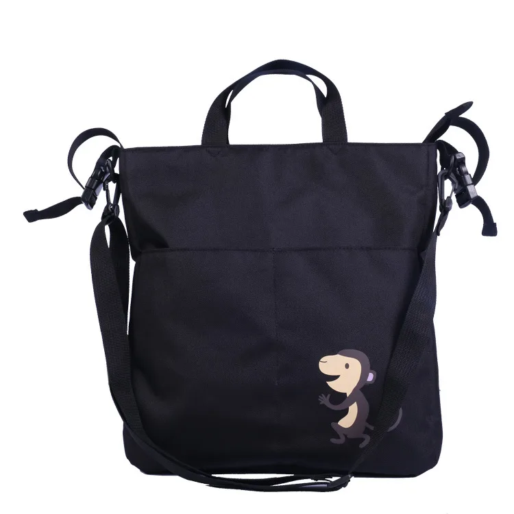 black Monkey Сумка для коляски сумка на коляску Tote для беременных пеленки сумка для мамы baby care коляски сумка для корзину коляски подгузник Организаторсумка для мамы - Цвет: black Monkey
