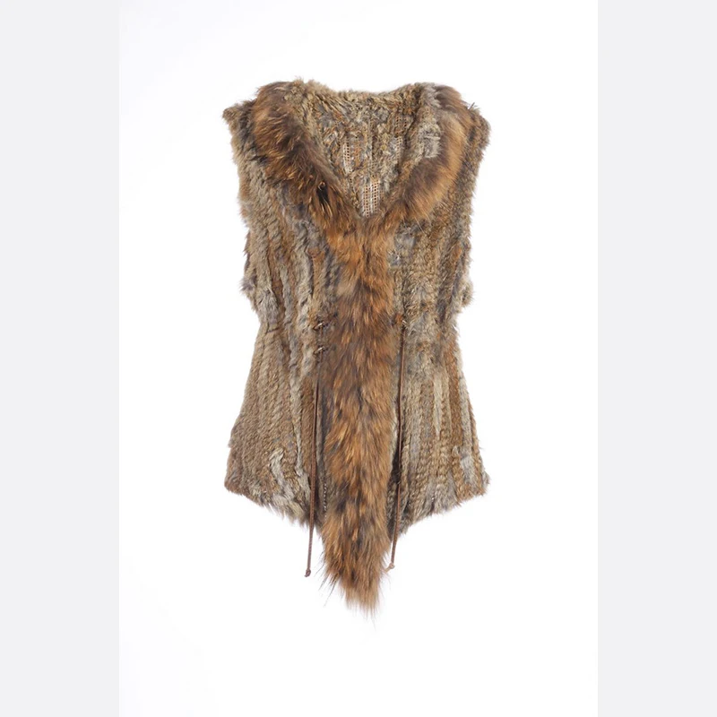 8 видов цветов для женщин из натуральной шапка с кремким мехом кролика жилеты