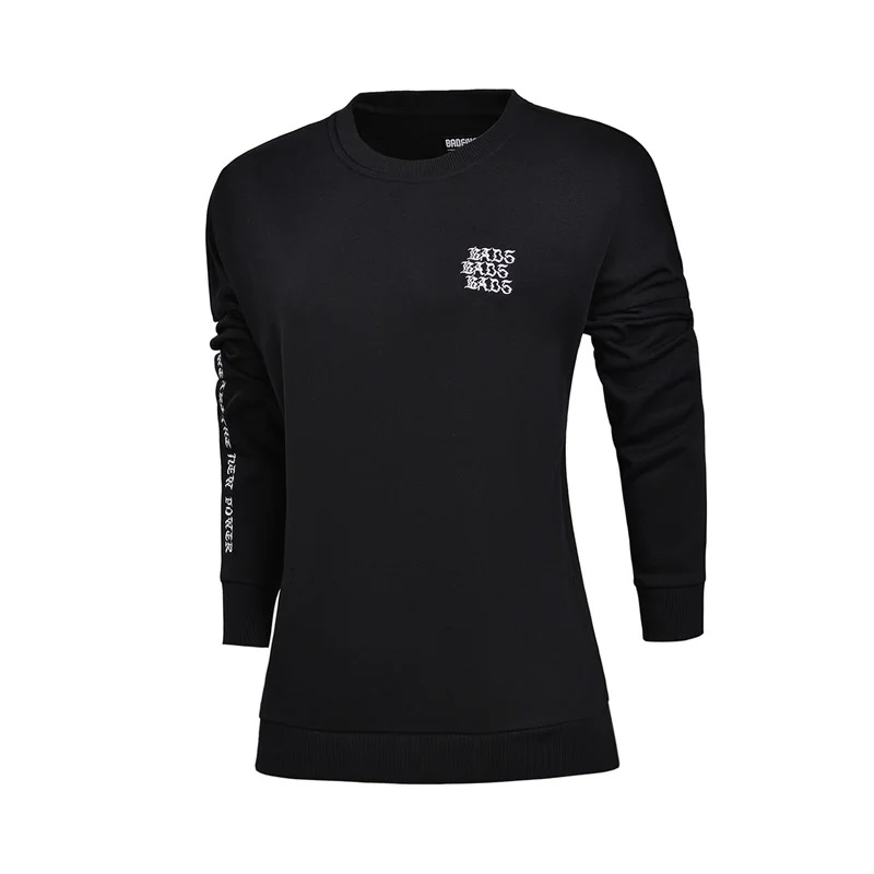 Li-Ning Женский трикотажный топ BAD FIVE Basketball PO, свитер, свободный крой, 68% хлопок, 32% полиэстер, подкладка, спортивные свитера AWDM584 CONF17