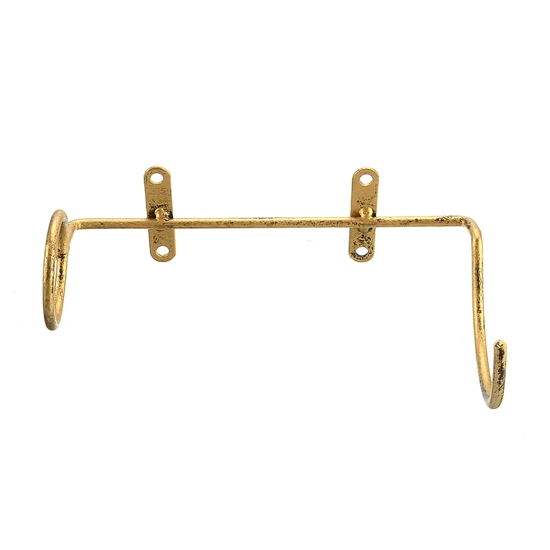 Copper Right Side 1 шт., креативный бар, винная бутылка, держатель, Европейская мода, кованое железо, винный стеллаж, висящий вверх дном, декор для бара, кухонные аксессуары - Цвет: Copper Right Side