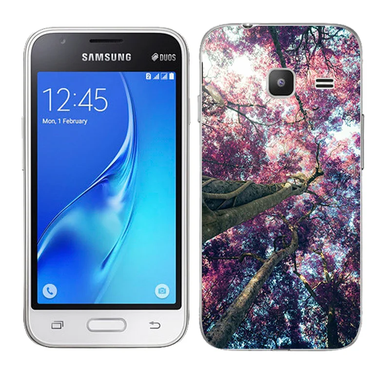 TPU силиконовый чехол для Samsung Galaxy J1 mini Модный телефона с рисунком Funda J105 J105H мягкая